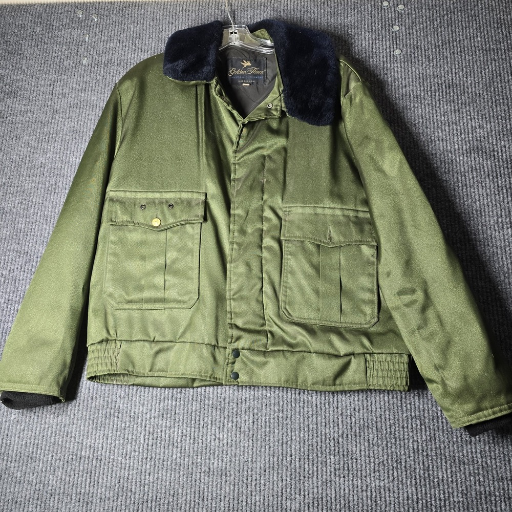 Vtg Golden Fleece LA County Sheriff Jacket USA Made Sz 44(L-XL) Quilted Lining